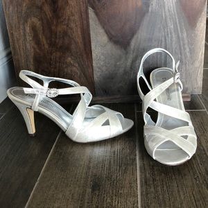 Bridesmaid/Wedding Peep Toe Heels